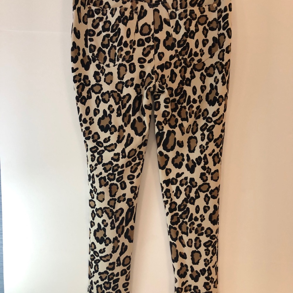 Chico’s So Slimming Fashion Pants Leopard Sz 0.5 - Picture 9 of 13